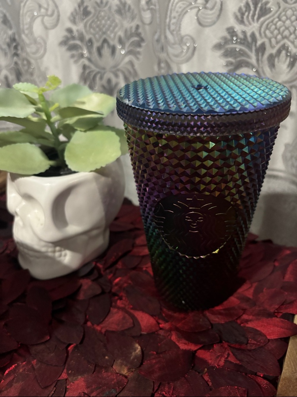 Starbucks studded oilslick tumbler